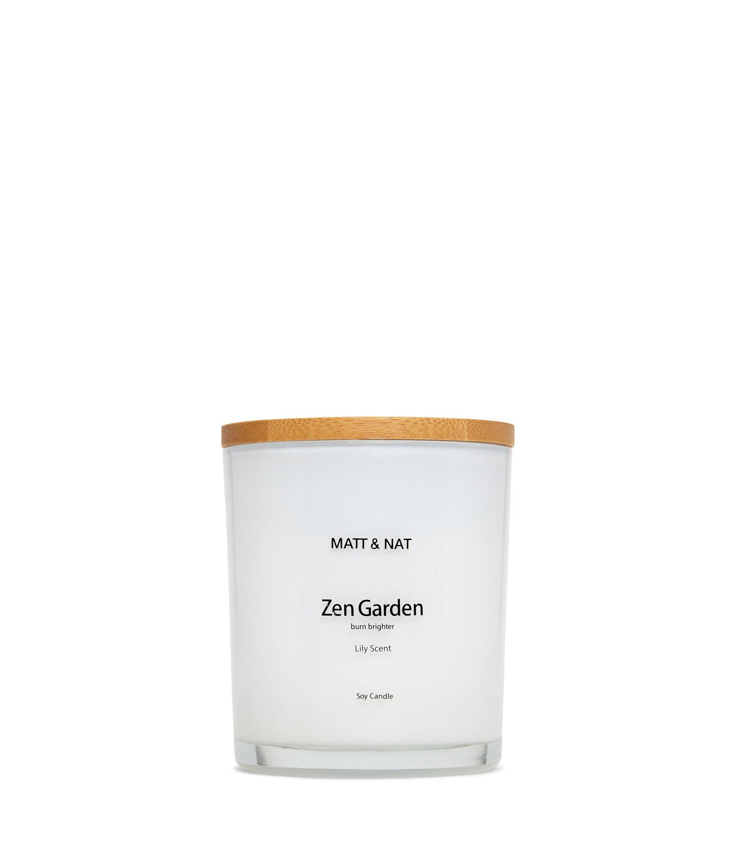 ZEN GARDEN REG. ROUND Candle | Color: White - variant::white