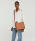 DOVER Vegan Shoulder Bag - Loom | Color: Tan - variant::maple
