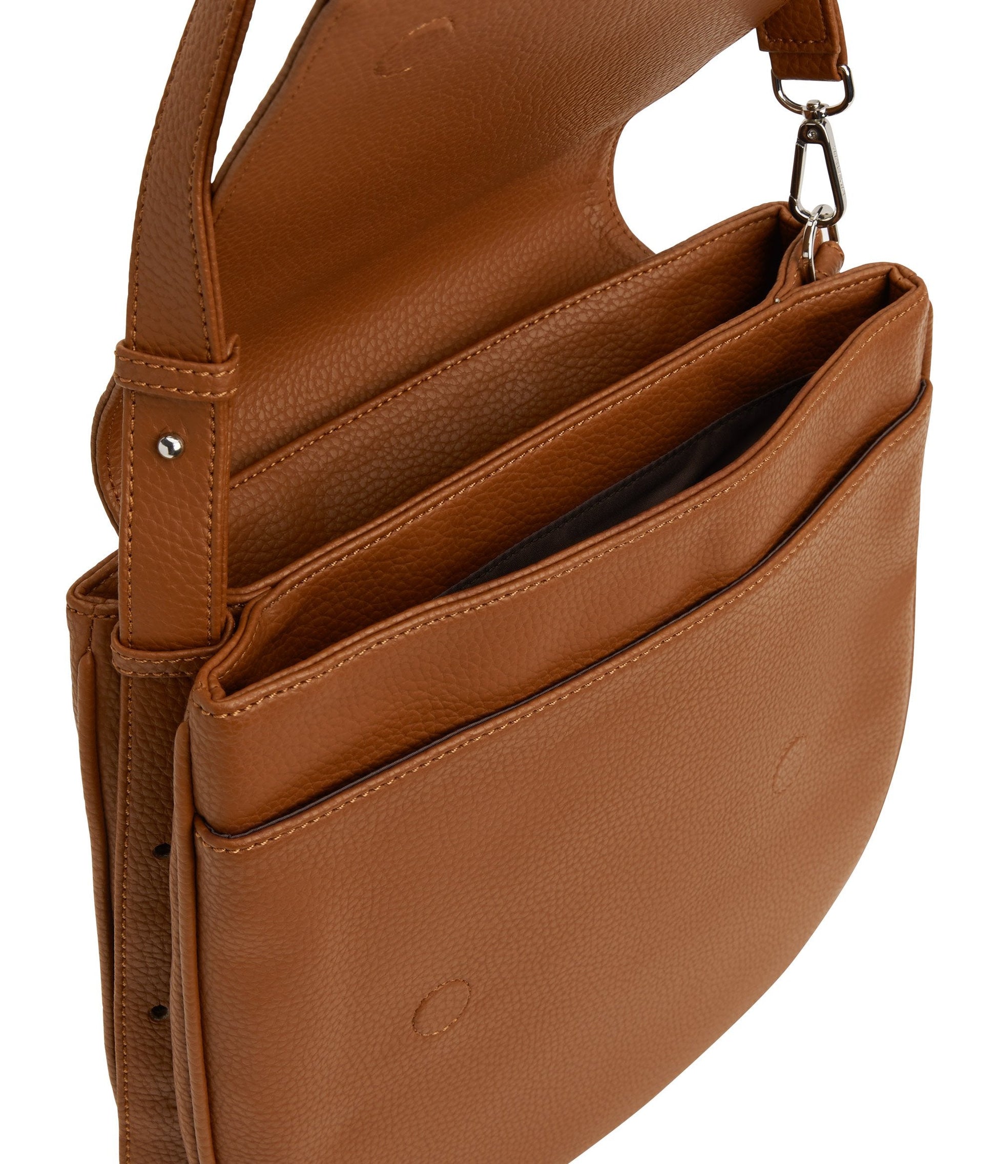 MATCH Vegan Shoulder Bag - Purity | Color: Tan - variant::carotene