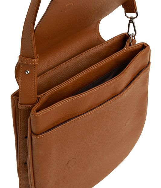 MATCH Vegan Shoulder Bag - Purity | Color: Tan - variant::carotene
