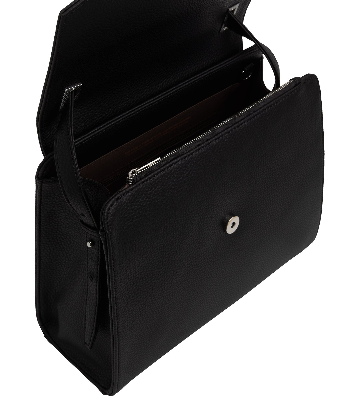 MINJI Vegan Satchel - Purity | Color: Black - variant::black