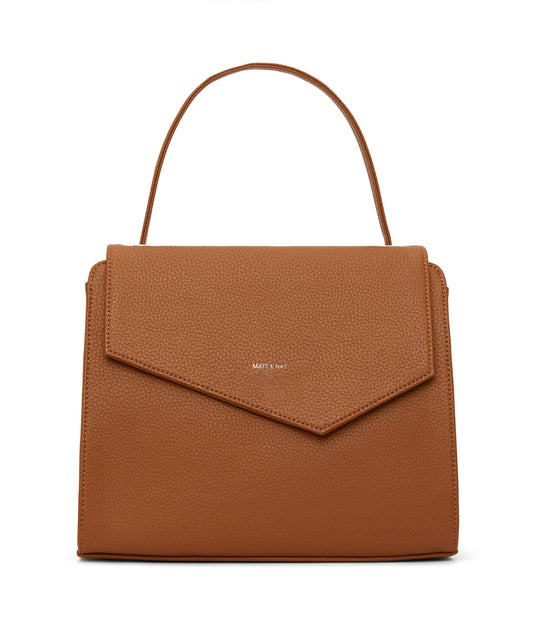 MINJI Vegan Satchel - Purity | Color: Tan - variant::carotene