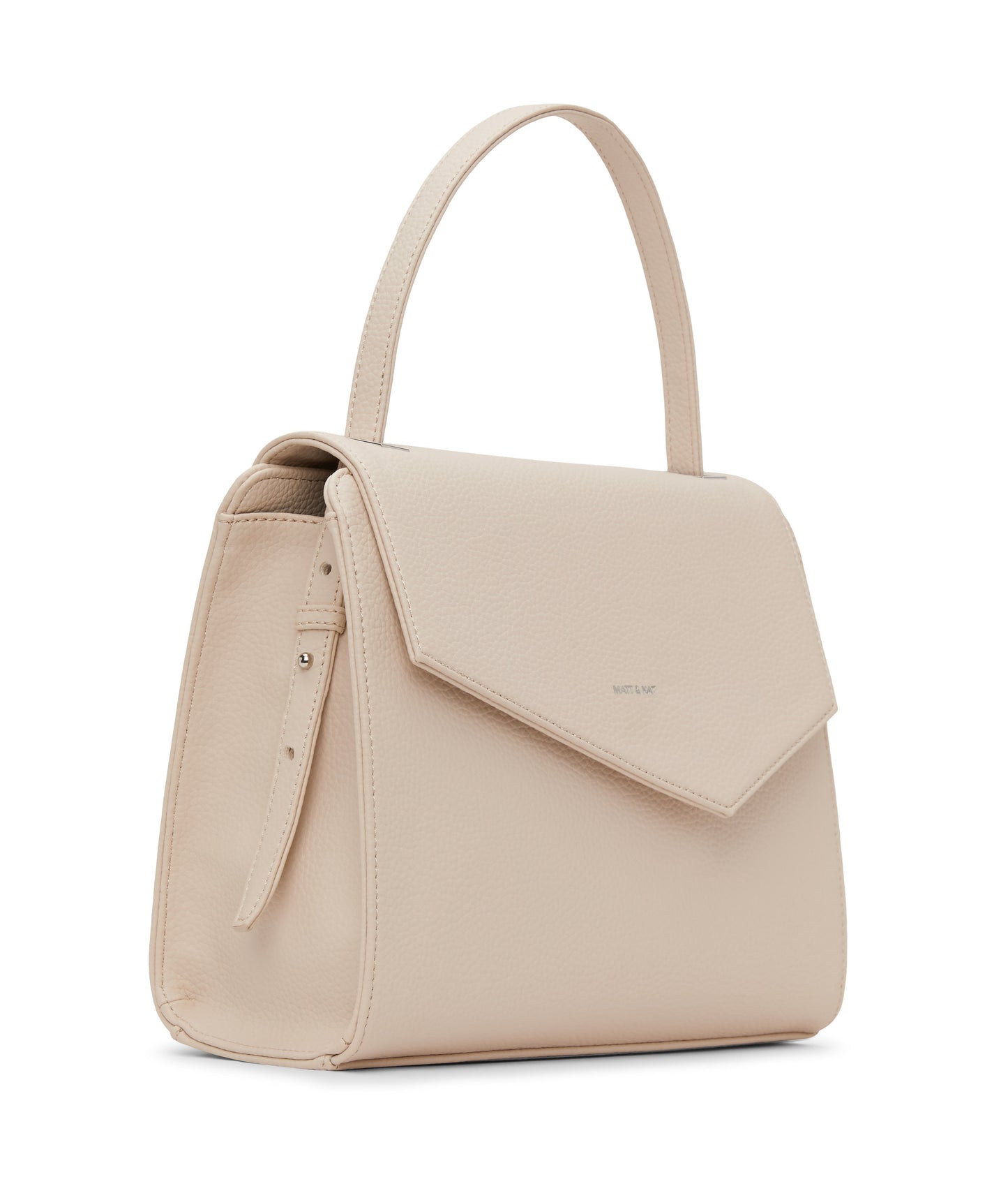 MINJI Vegan Satchel - Purity | Color: Beige - variant::opal