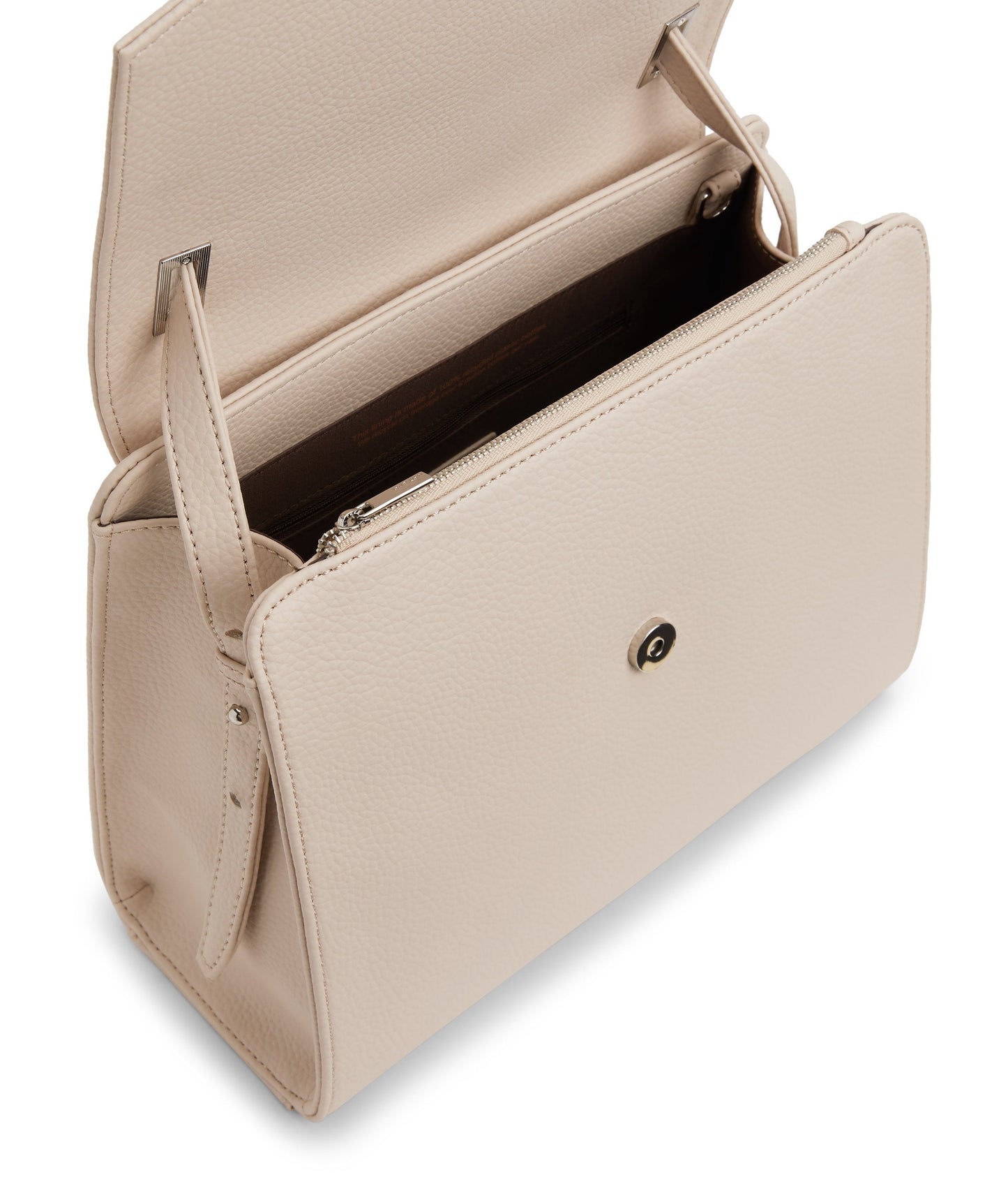 MINJI Vegan Satchel - Purity | Color: Beige - variant::opal