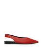 EFFIE Vegan Slingback Flats | Color: Red - variant::red