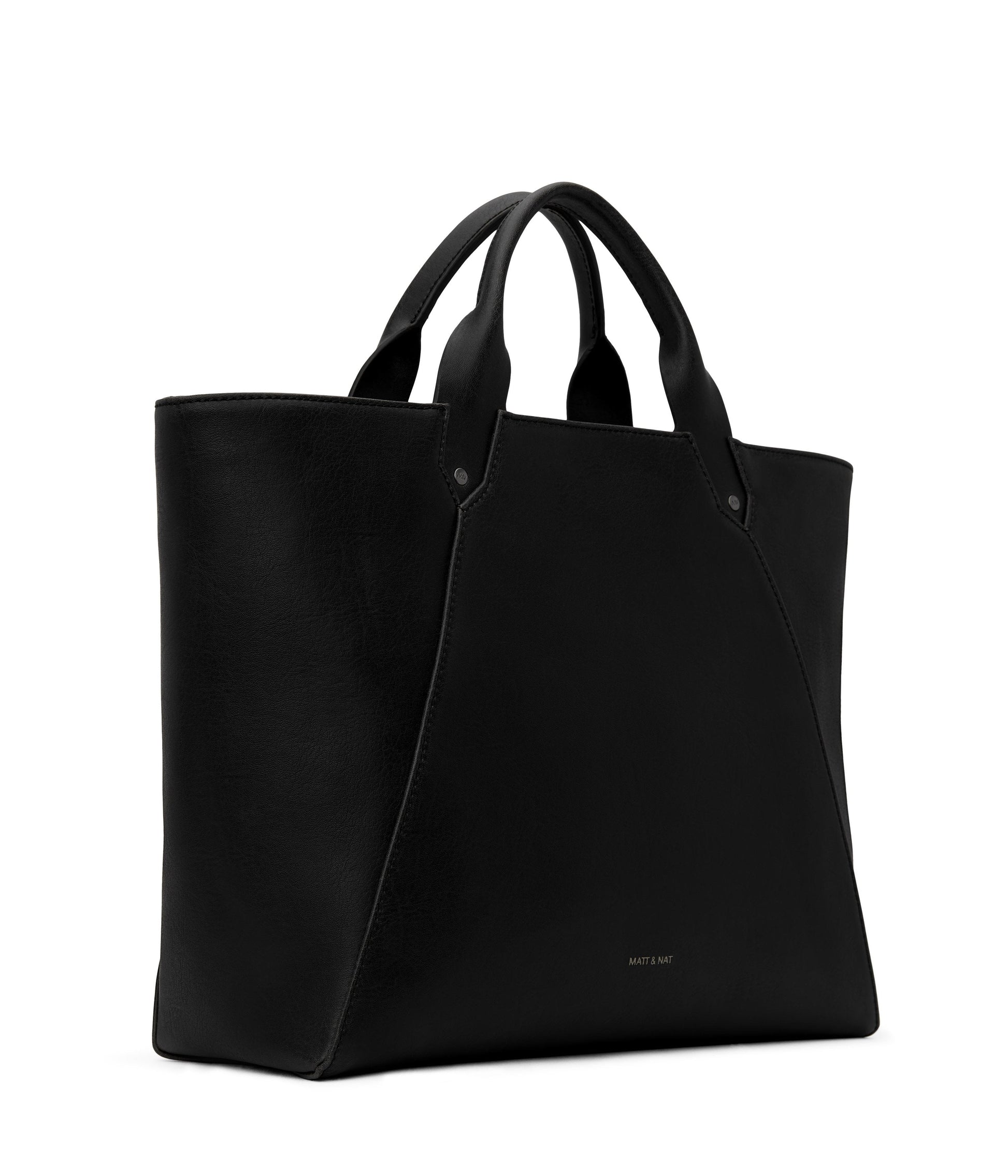 SELEN Large Vegan Tote Bag - Vintage | Color: Black - variant::black