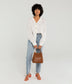 WILLASM Small Vegan Tote Bag - Vintage | Color: Beige - variant::seed