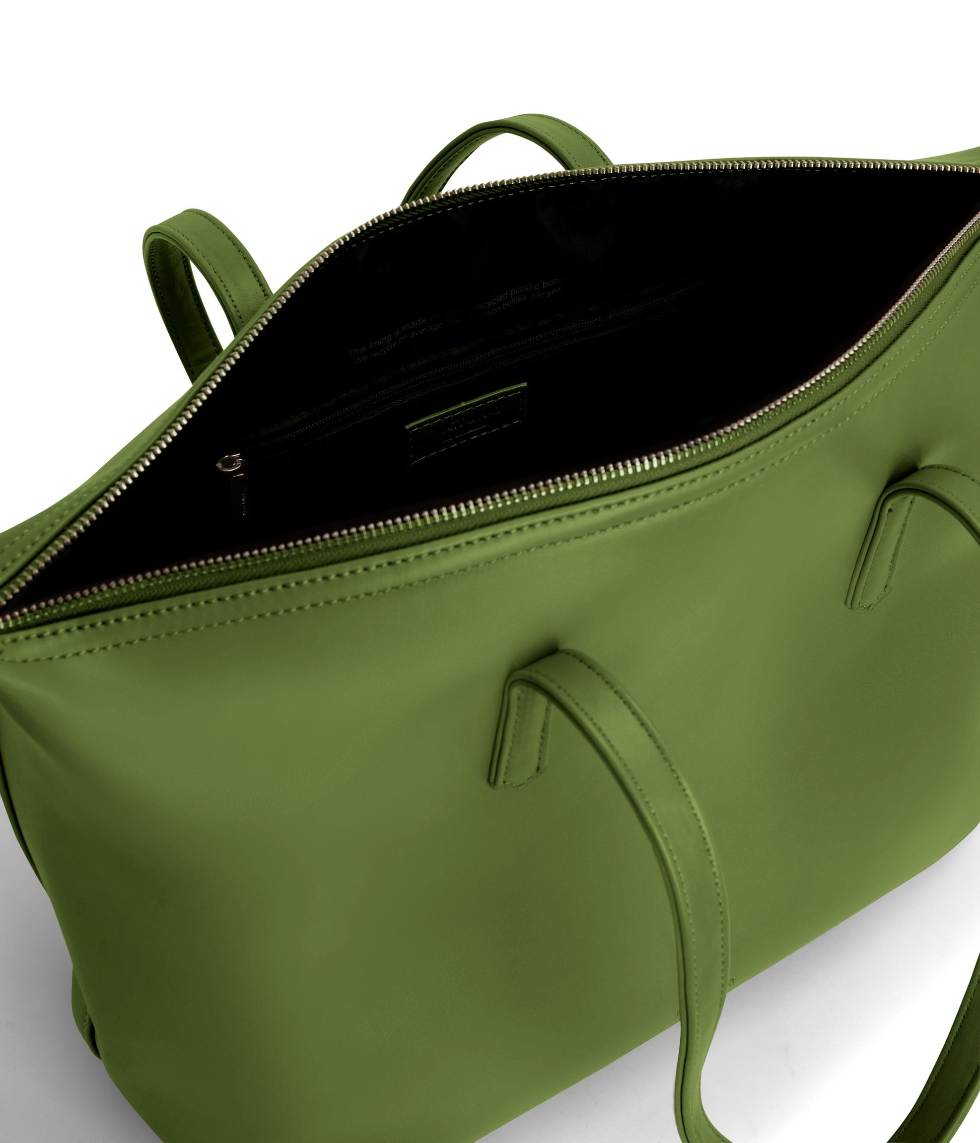 ABBI Vegan Tote Bag - Loom | Color: Green - variant::parrot