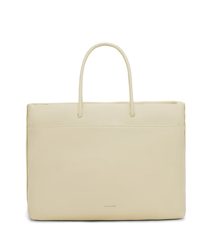 LILET Vegan Diaper Bag - Loom | Color: White - variant::tapioca