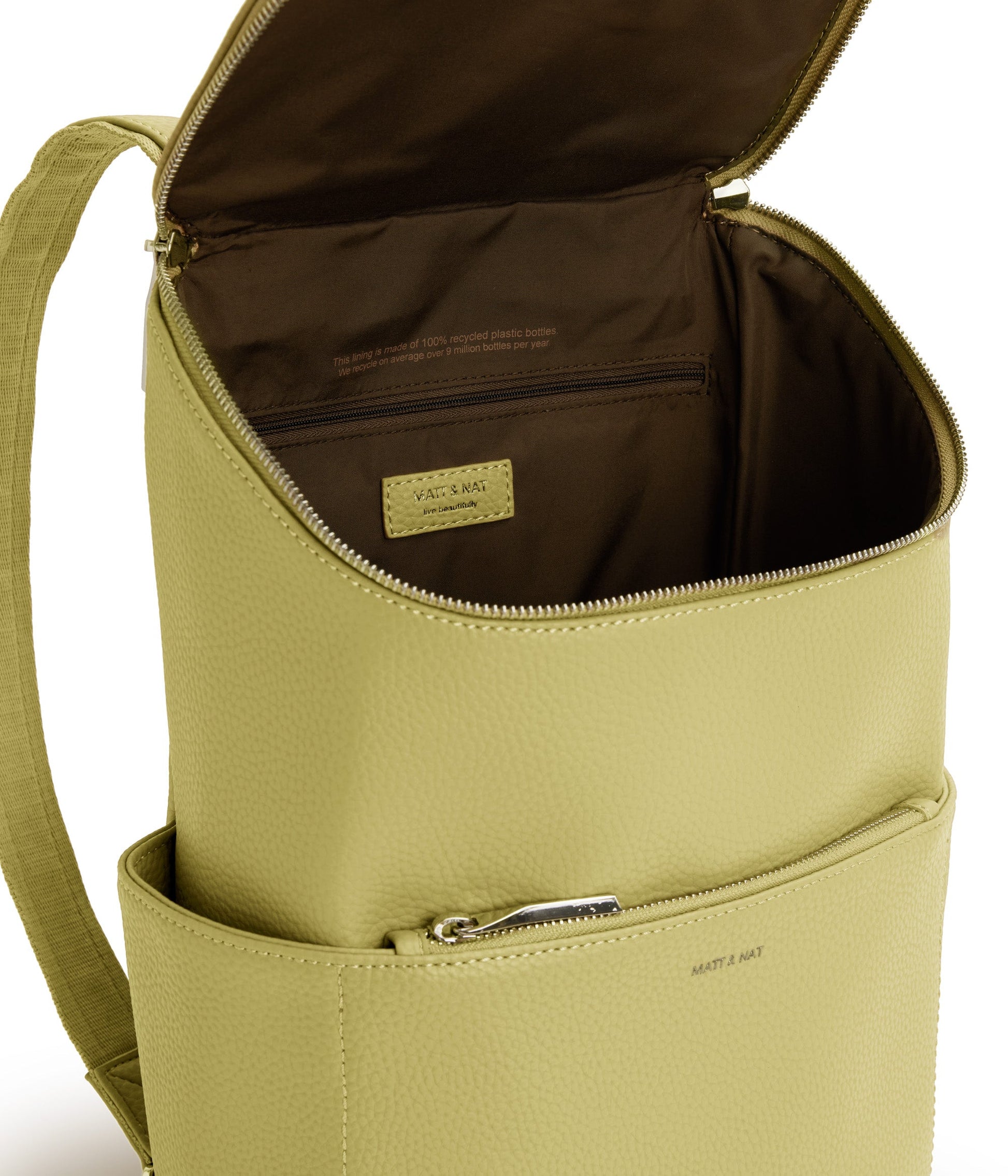 BRAVE MICRO Vegan Crossbody Bag - Purity | Color: Green - variant::pear