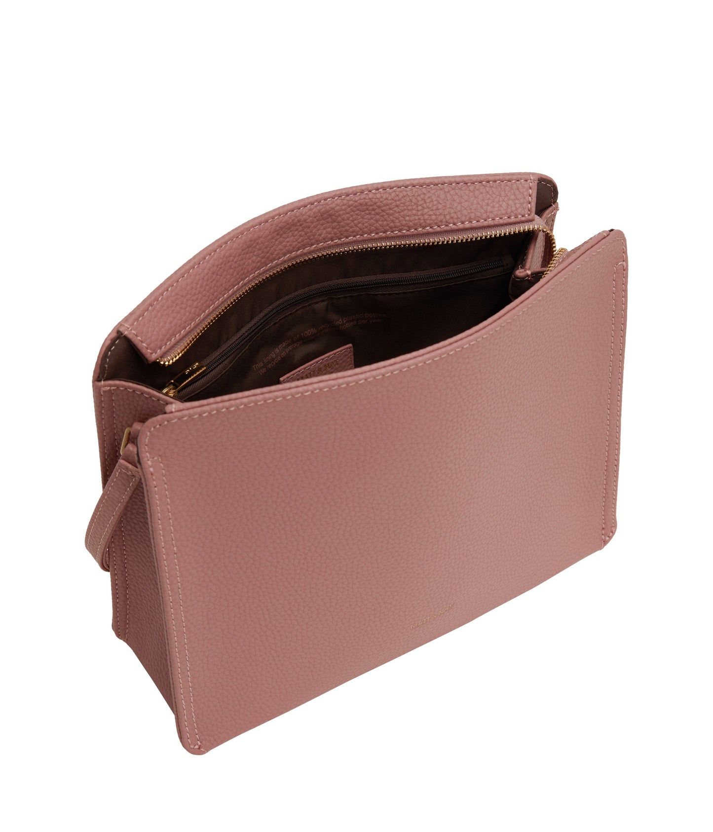 MUE Vegan Crossbody Bag - Purity | Color: Pink - variant::rose