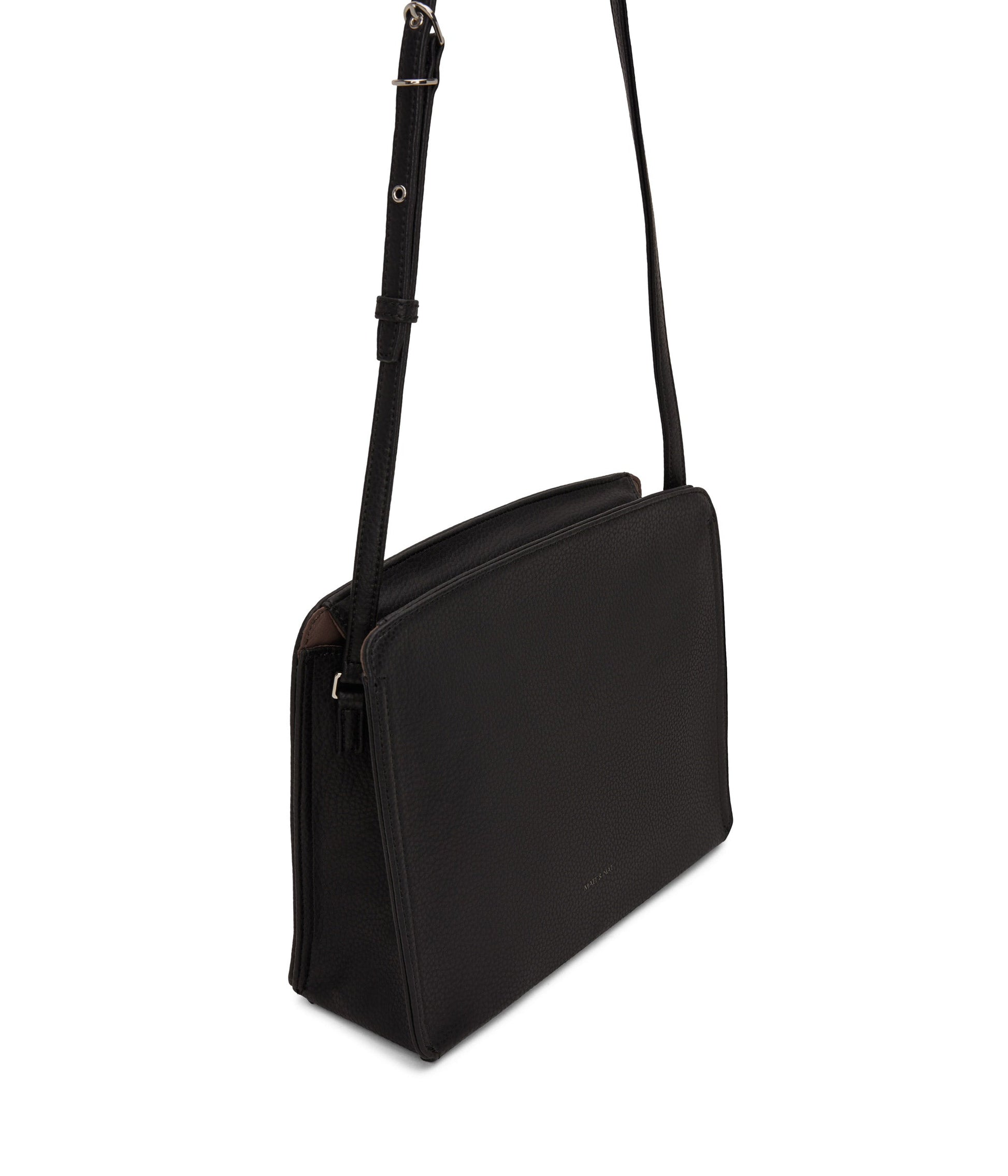 MUE Vegan Crossbody Bag - Purity | Color: Black - variant::black