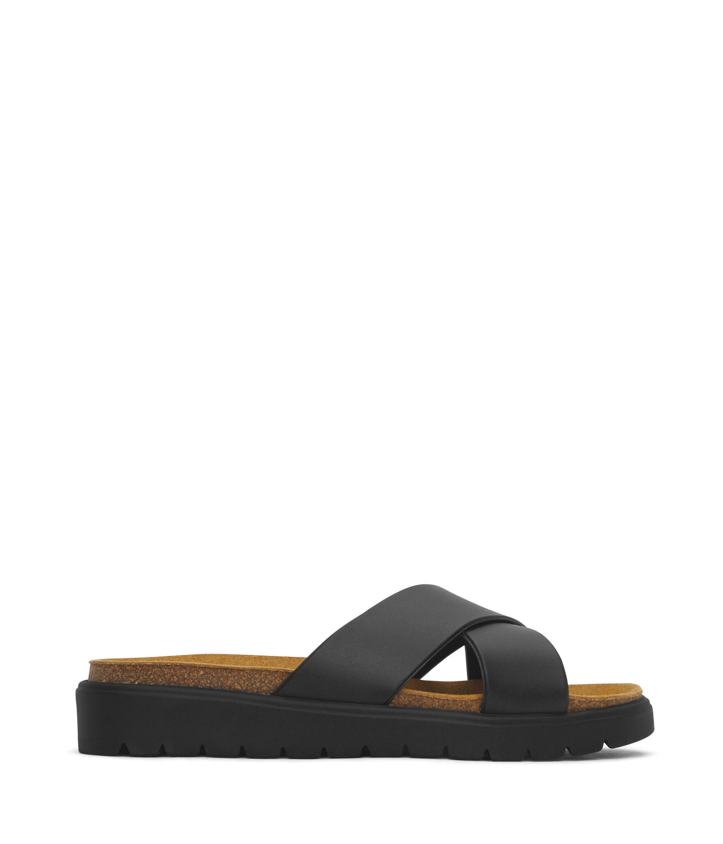 MANDI Women's Vegan Sandals | Color: Black - variant::black