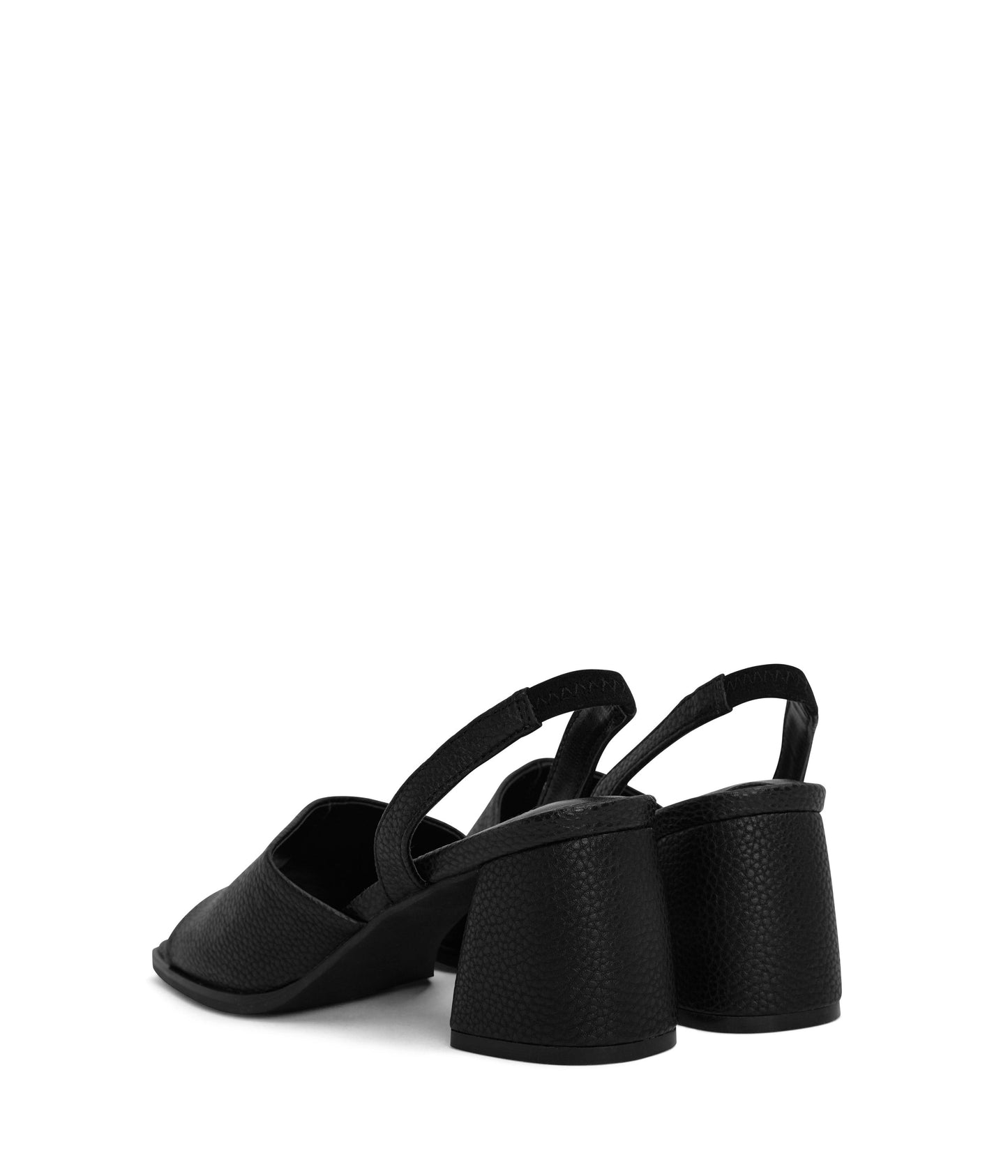PLUME Women's Vegan Slingback Sandals | Color: Black - variant::black