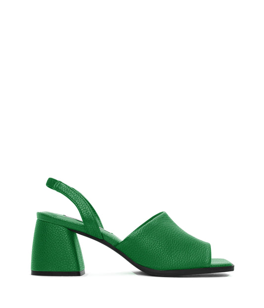 PLUME Women's Vegan Slingback Sandals | Color: Green - variant::green