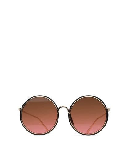 CADEL Black Round Sunglasses | Color: Black - variant::black