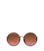 CADEL Black Round Sunglasses | Color: Black - variant::black
