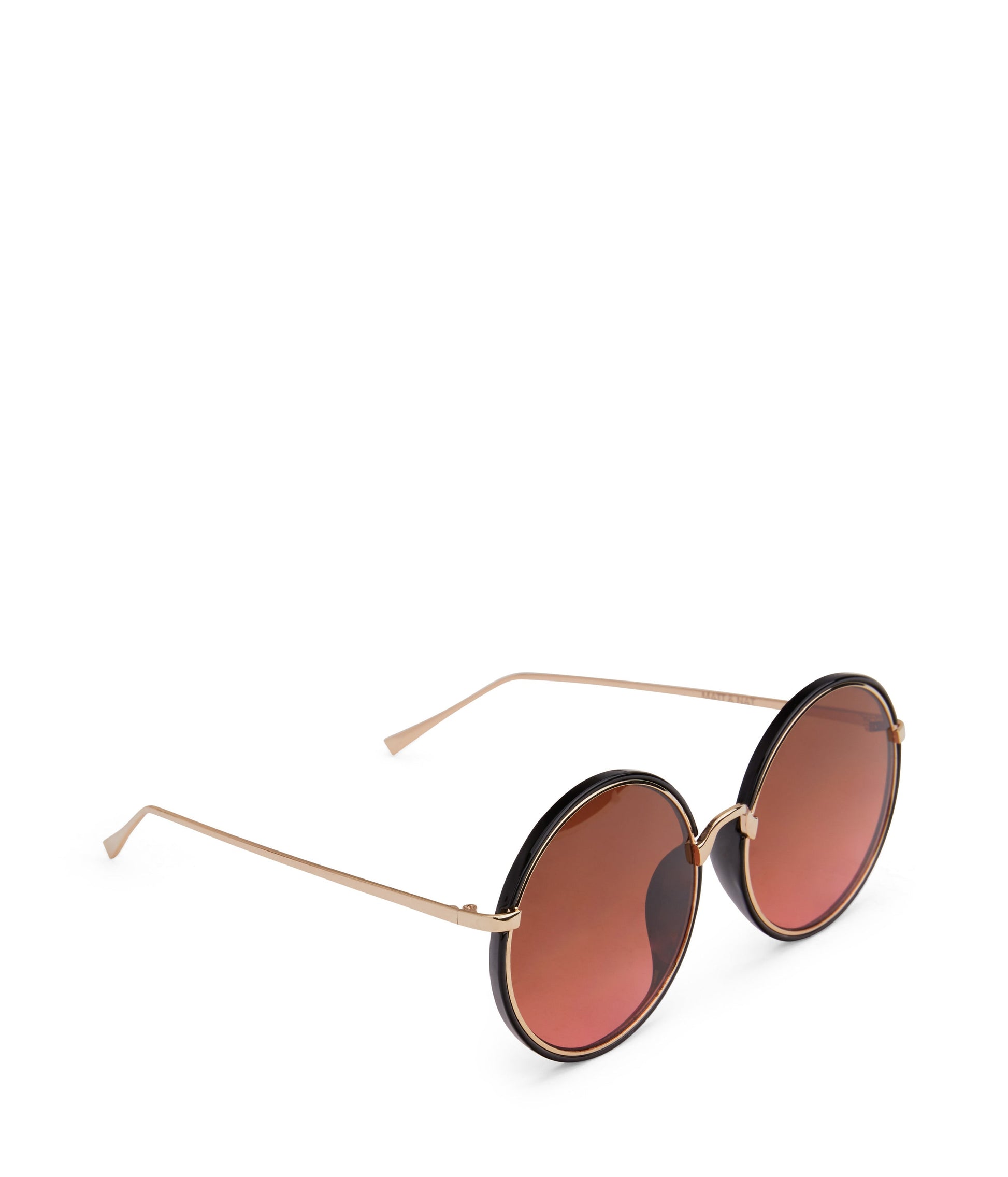 CADEL Black Round Sunglasses | Color: Black - variant::black