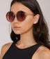 CADEL Black Round Sunglasses | Color: Black - variant::black
