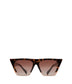 MYATT Leopard Retro Square Sunglasses | Color: Leopard - variant::leopard