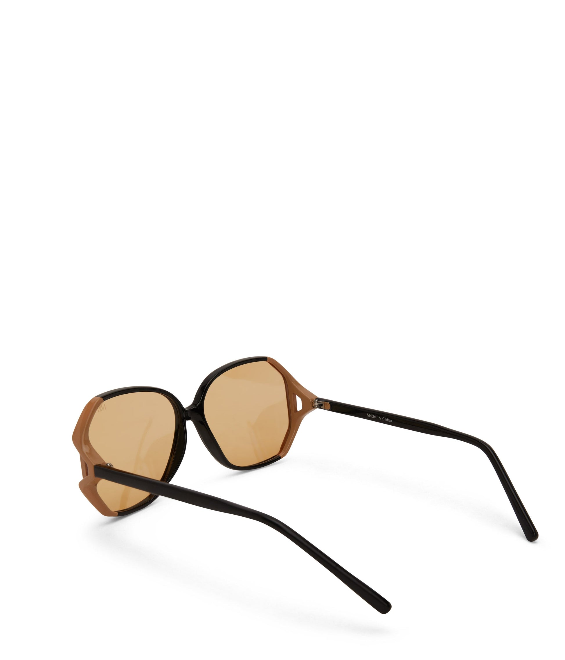 KRIS Black Hexagon Sunglasses | Color: Black - variant::black