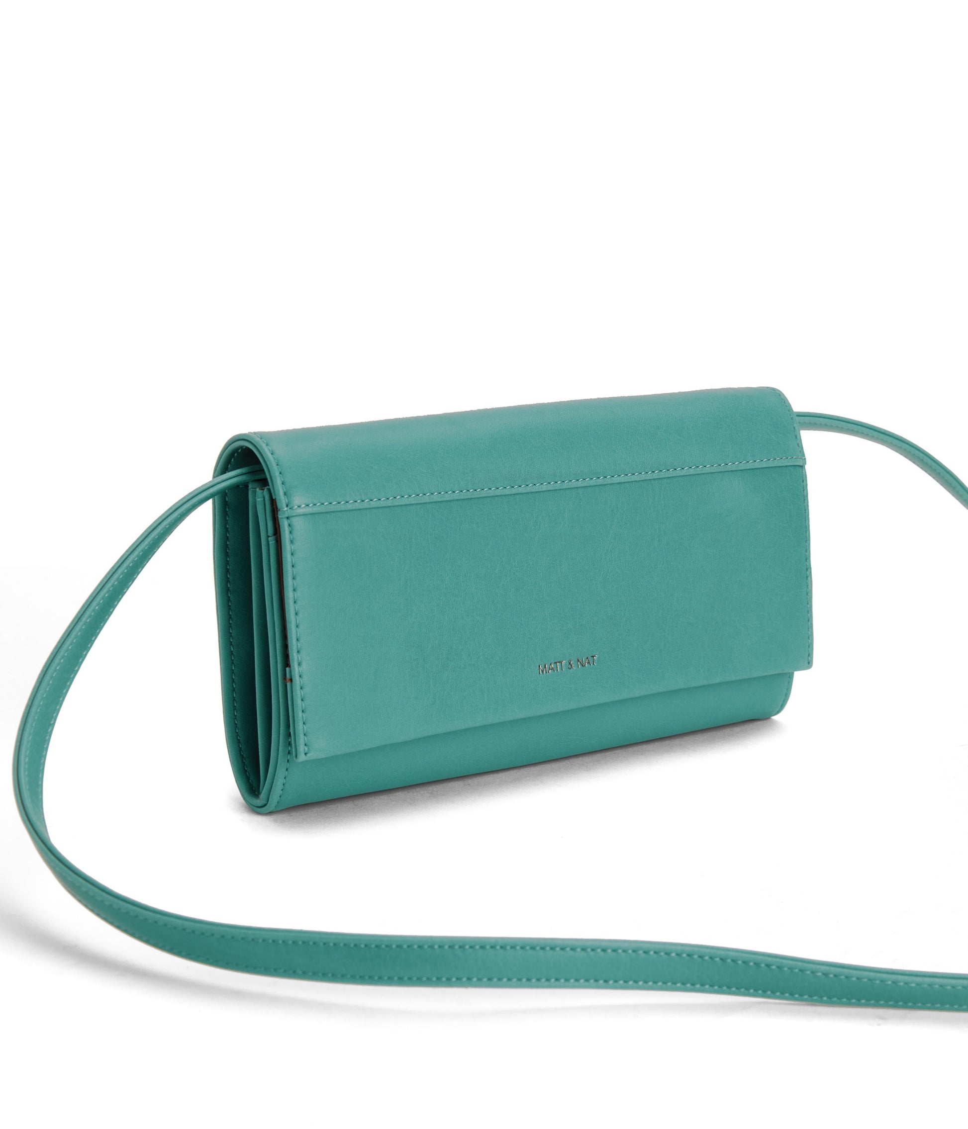 LETTE Vegan Wallet Crossbody Bag - Vintage | Color: Blue - variant::oasis