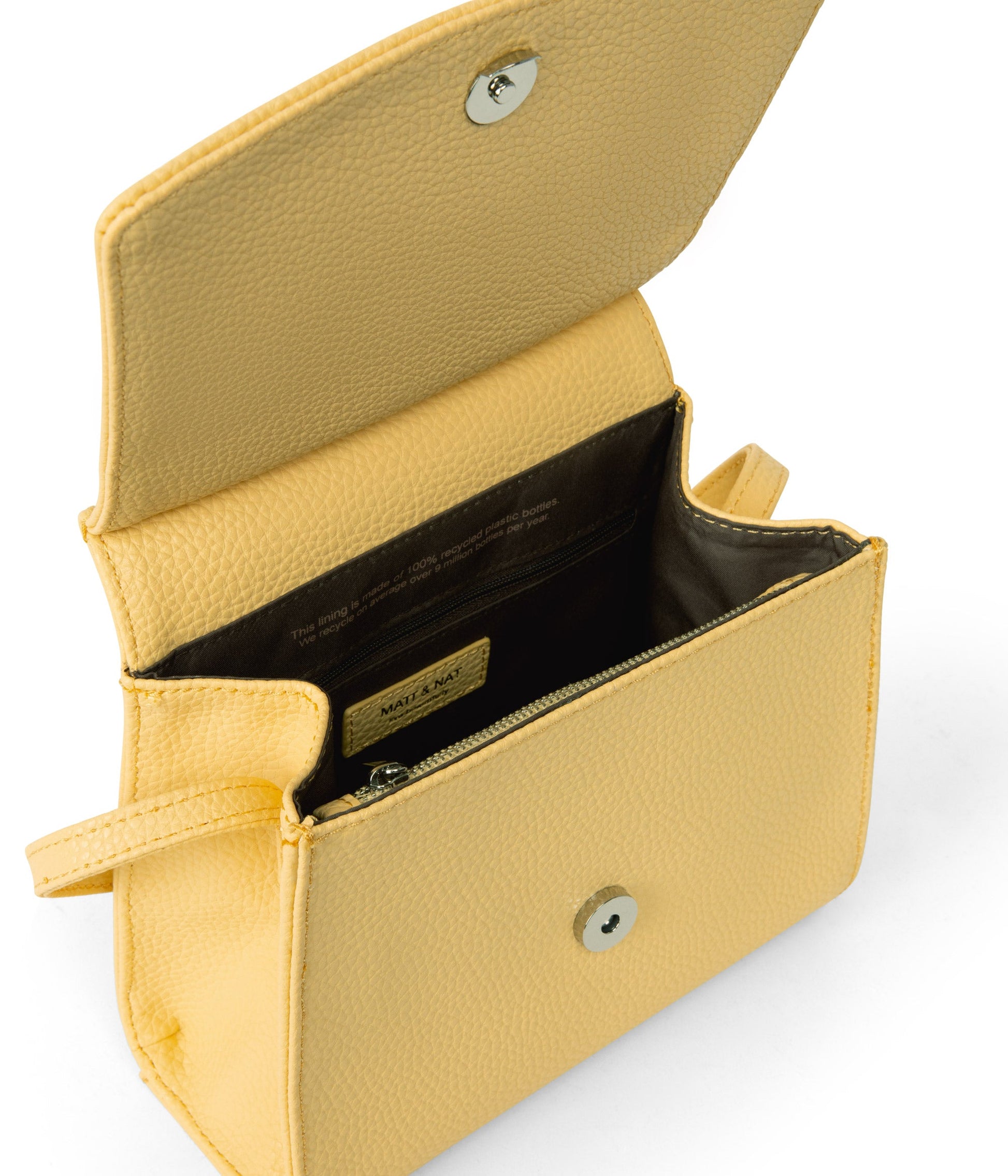 ERIKA Vegan Crossbody Bag - Purity | Color: Yellow - variant::zest