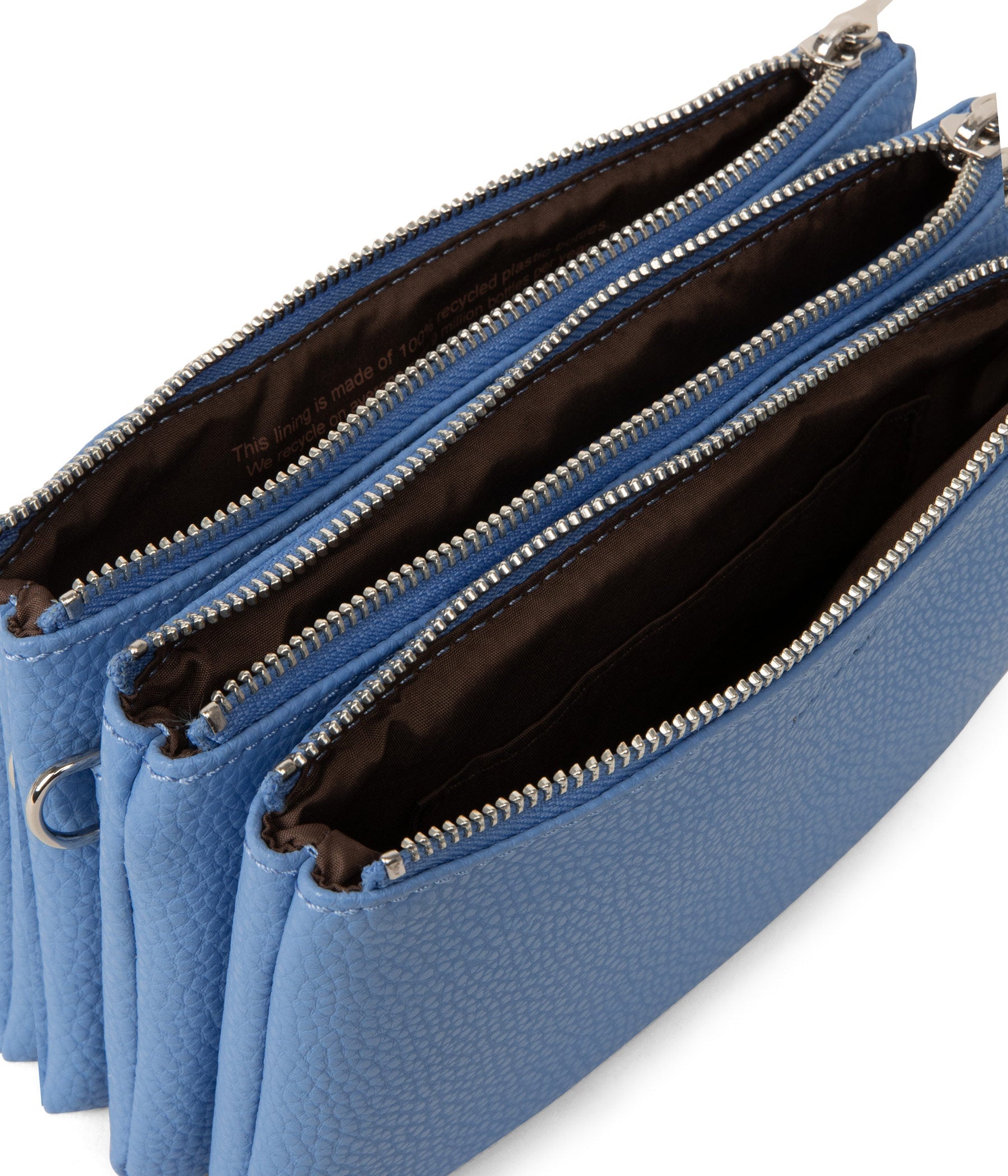 TRIPLET Vegan Crossbody Bag - Purity | Color: Blue - variant::coast