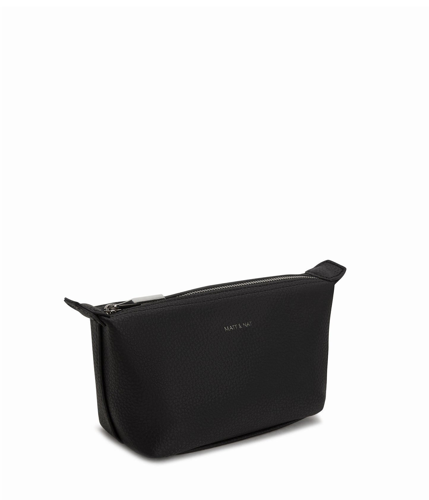 ABBI MINI Vegan Cosmetic Bag - loom | Color: Black - variant::blacks