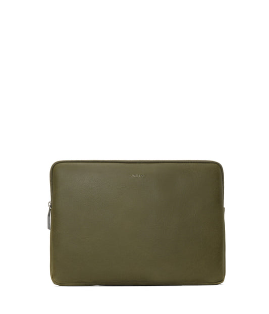 OFIN 13 Inch Vegan Laptop Case - Vintage | Color: Green - variant::olive