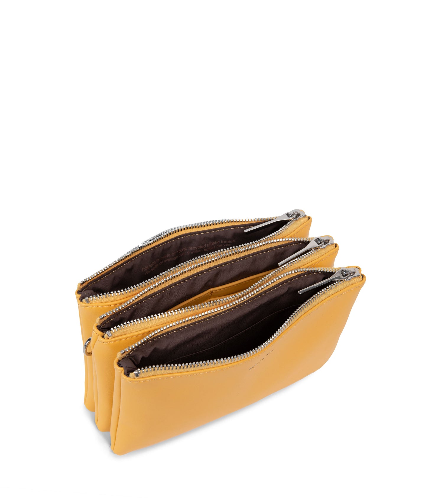 TRIPLET Vegan Crossbody Bag - Sol | Color: Yellow - variant::citrine