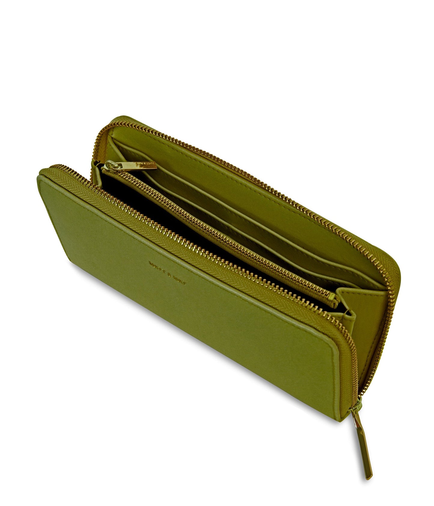 ELM Vegan Continental Wallet - Vintage | Color: Green - variant::frog