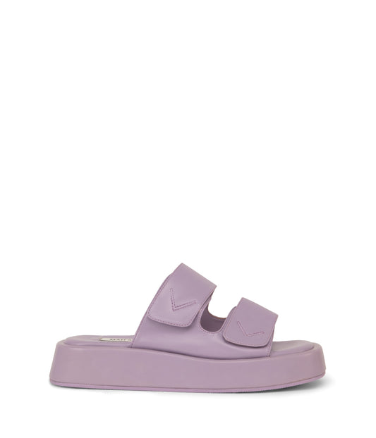 EMIE Women's Vegan Platform Sandals | Color: Purple - variant::lilac