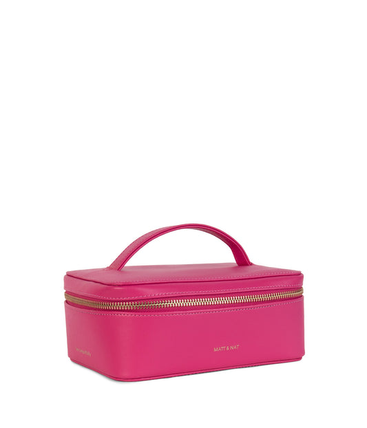 JULE Vegan Vanity Case - Arbor | Color: Pink - variant::dragonfruit