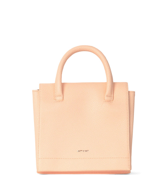 ADELSM Small Vegan Satchel - Purity | Color: Pink - variant::doll