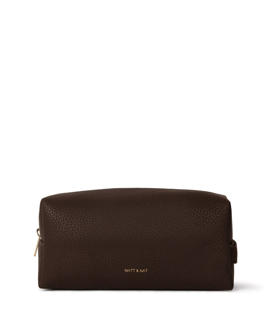 BLAIR Vegan Toiletry Case - Purity | Color: Brown - variant::truffle