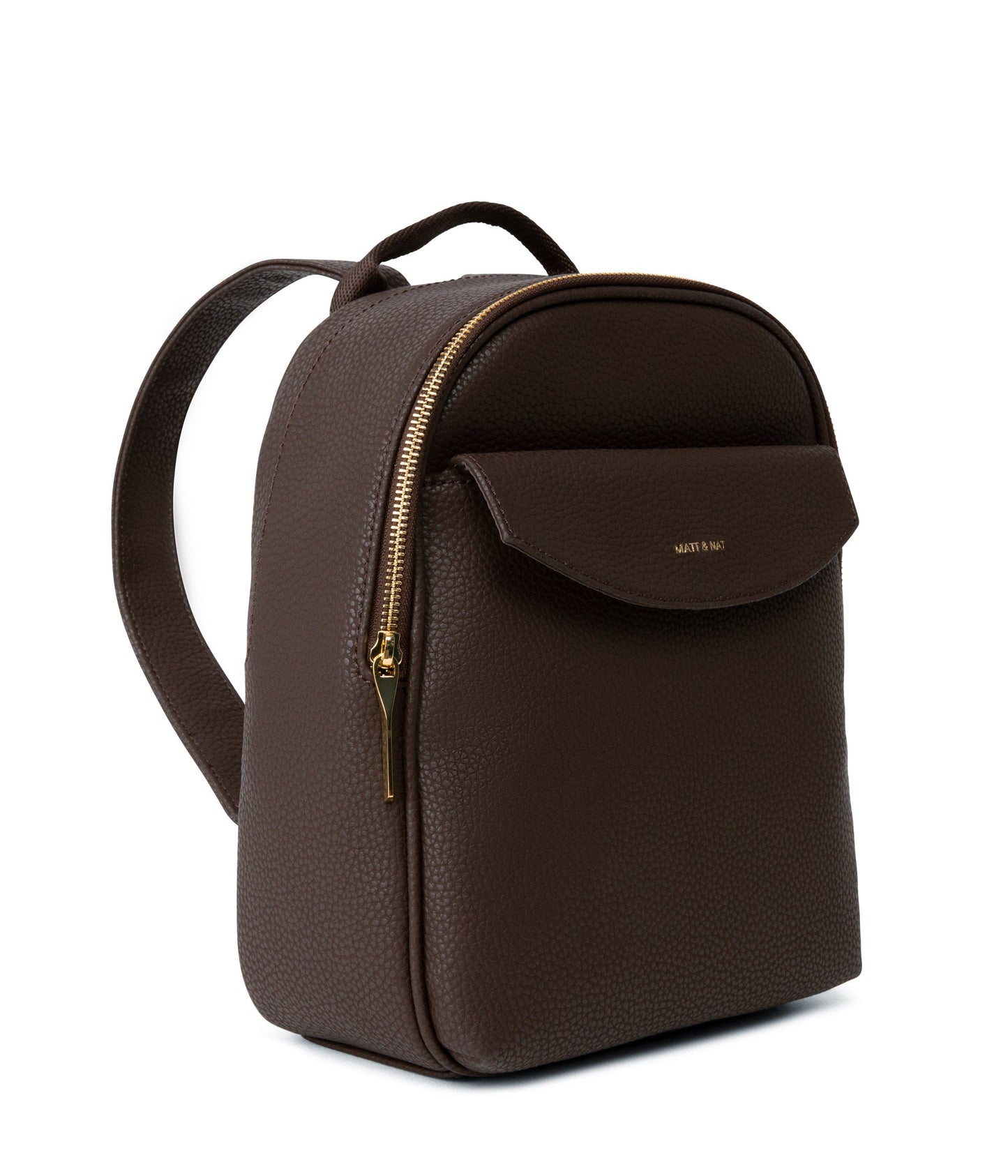 HARLEM Small Vegan Backpack - Purity | Color: Brown - variant::truffle