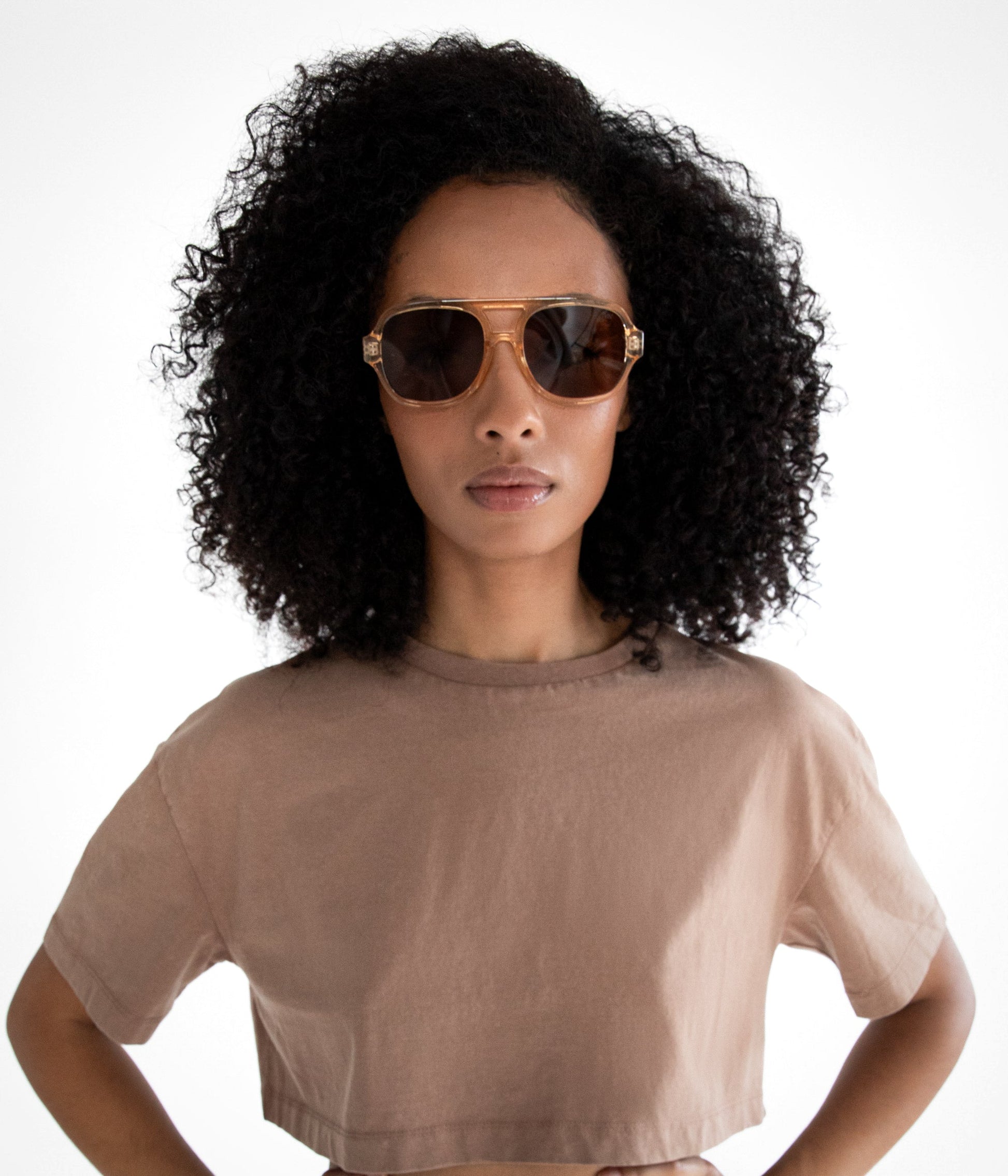 CHOI-2 Recycled Aviator Sunglasses | Color: Grey - variant::grey