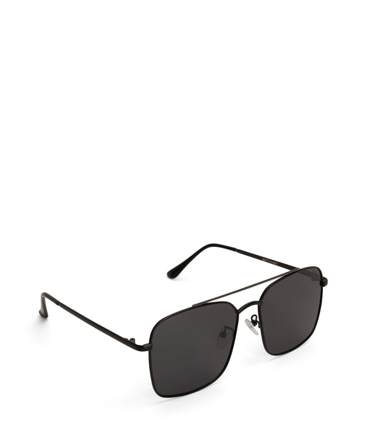 RUTH Rectangle Sunglasses | Color: Black - variant::black