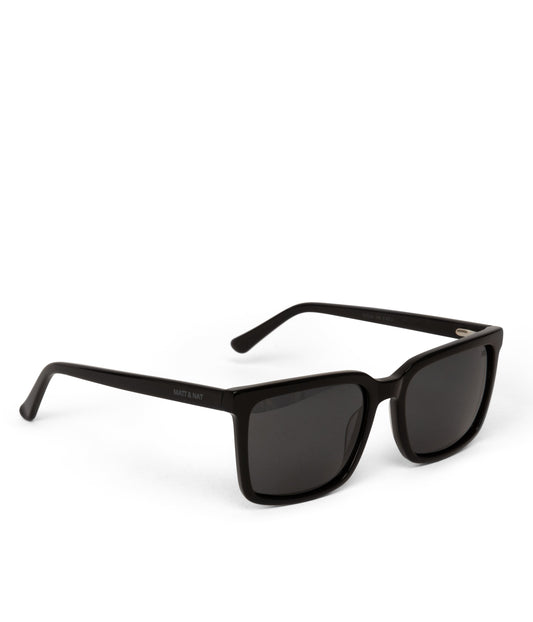 BIDLE-2 Recycled Rectangle Sunglasses | Color: Black - variant::black