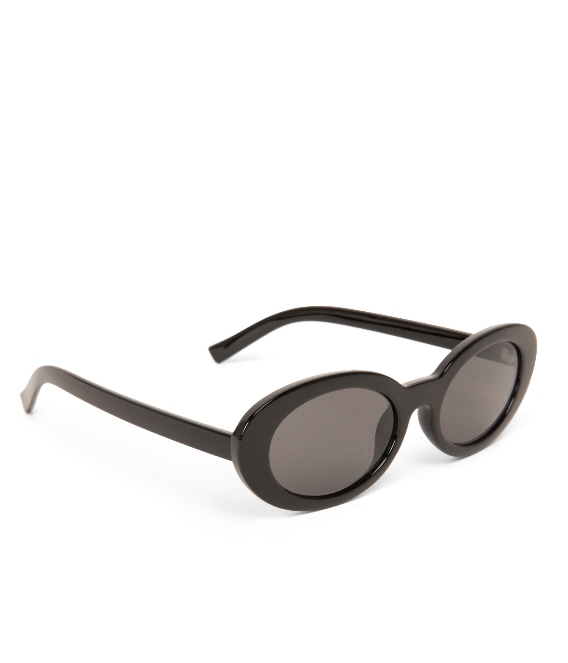 MIELA-2 Recycled Oval Sunglasses | Color: Black, Grey - variant::black