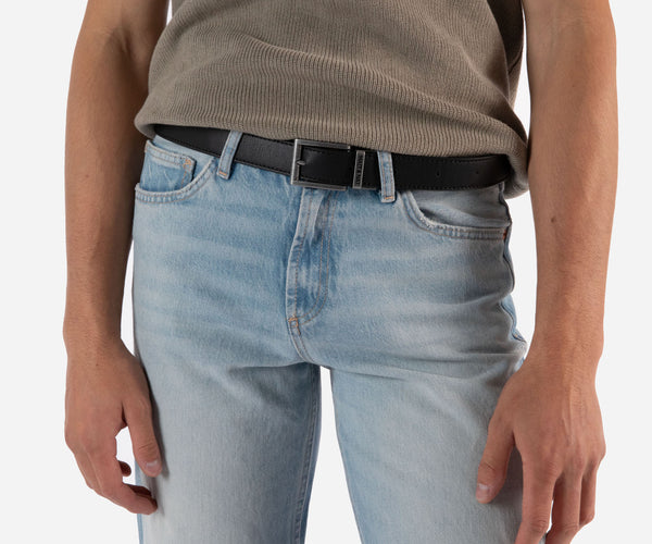 MENES Men's Reversible Belt | Color: Black - variant::black