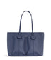 JOS Vegan Tote Bag - Grain | Color: Blue - variant::blueberry