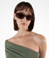 MIELA-2 Recycled Oval Sunglasses | Color: Brown - variant::brown