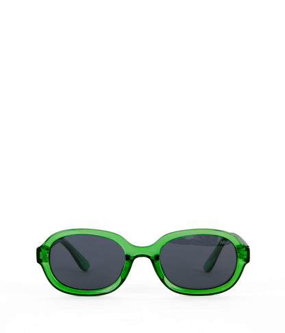 AARA Geometric Recycled Sunglasses | Color: Green - variant::green