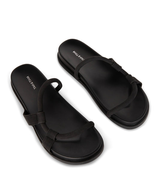 HAMY Women’s Vegan Sandals | Color: Black - variant::black