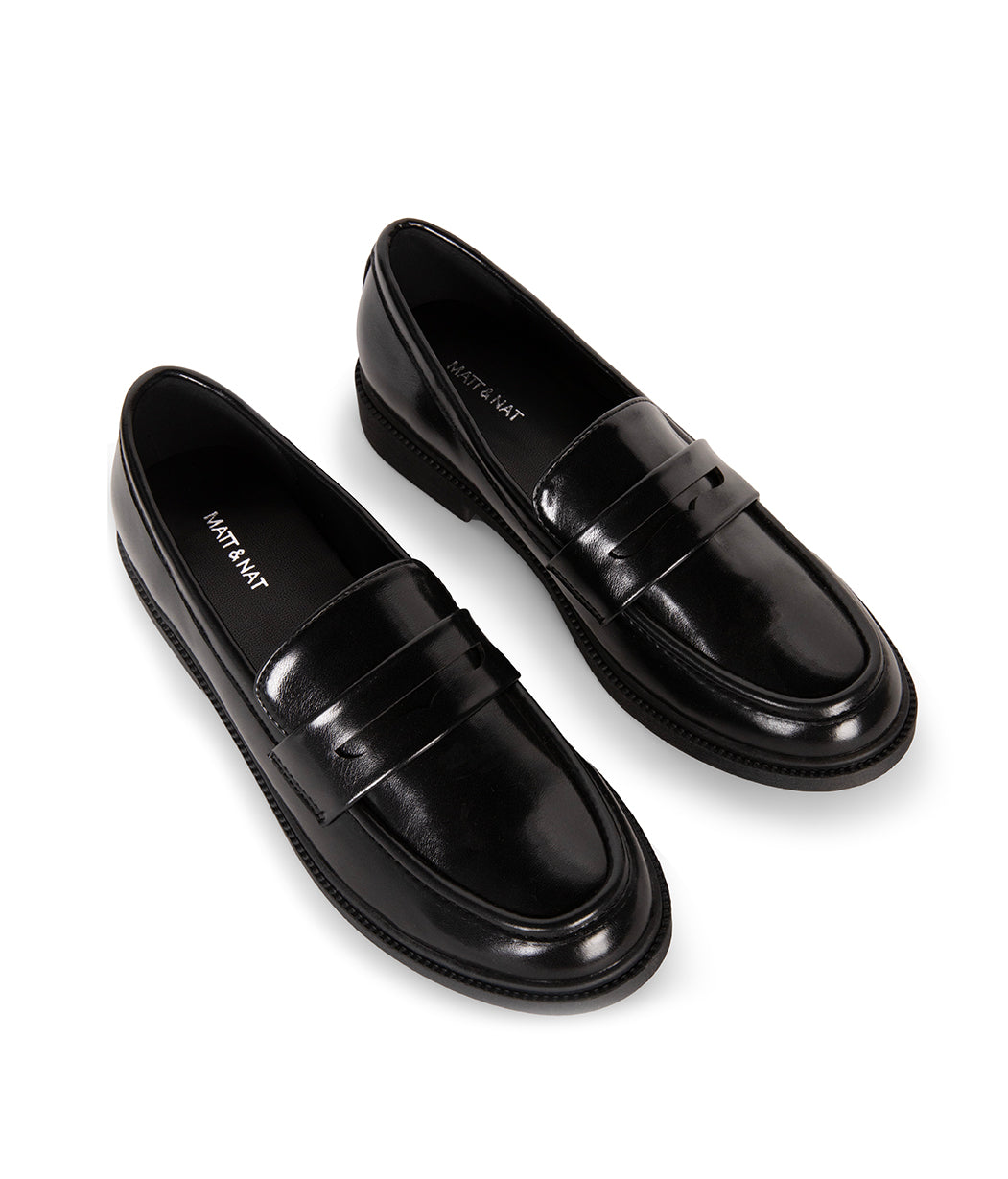 ISEO Women's Vegan Loafer| Color: Black - variant::black