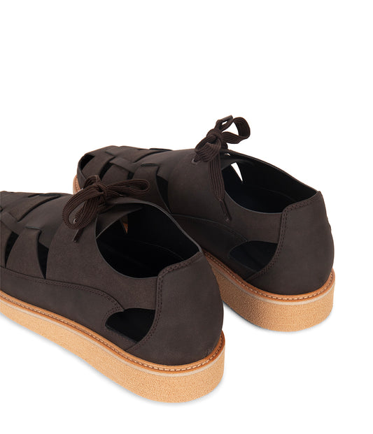 IZAK Men's Vegan  Sandals | Color: Brown - variant::brown