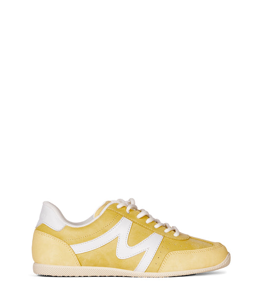 SAKURA Women's Vegan Sneakers | Color: Yellow - variant::yellow