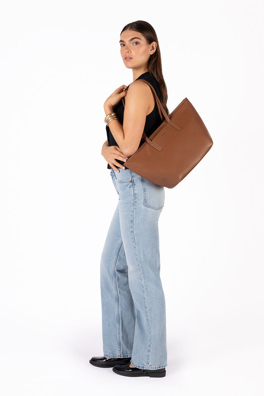 Marisa  Vegan Tote Bag - Forum | Color: Black - variant::black